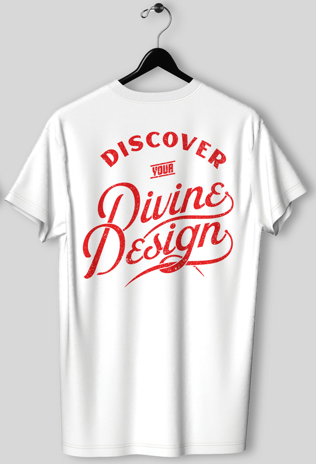 T-Shirt- White Divine Design