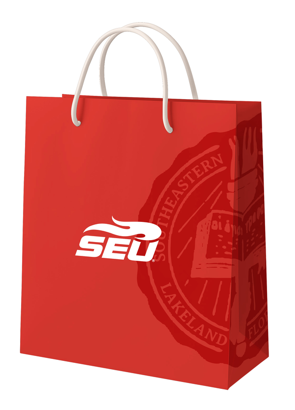 Bags- Red Paper Tote w/ President Seal