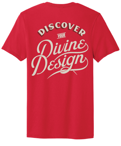 T-Shirt- Red Divine Design