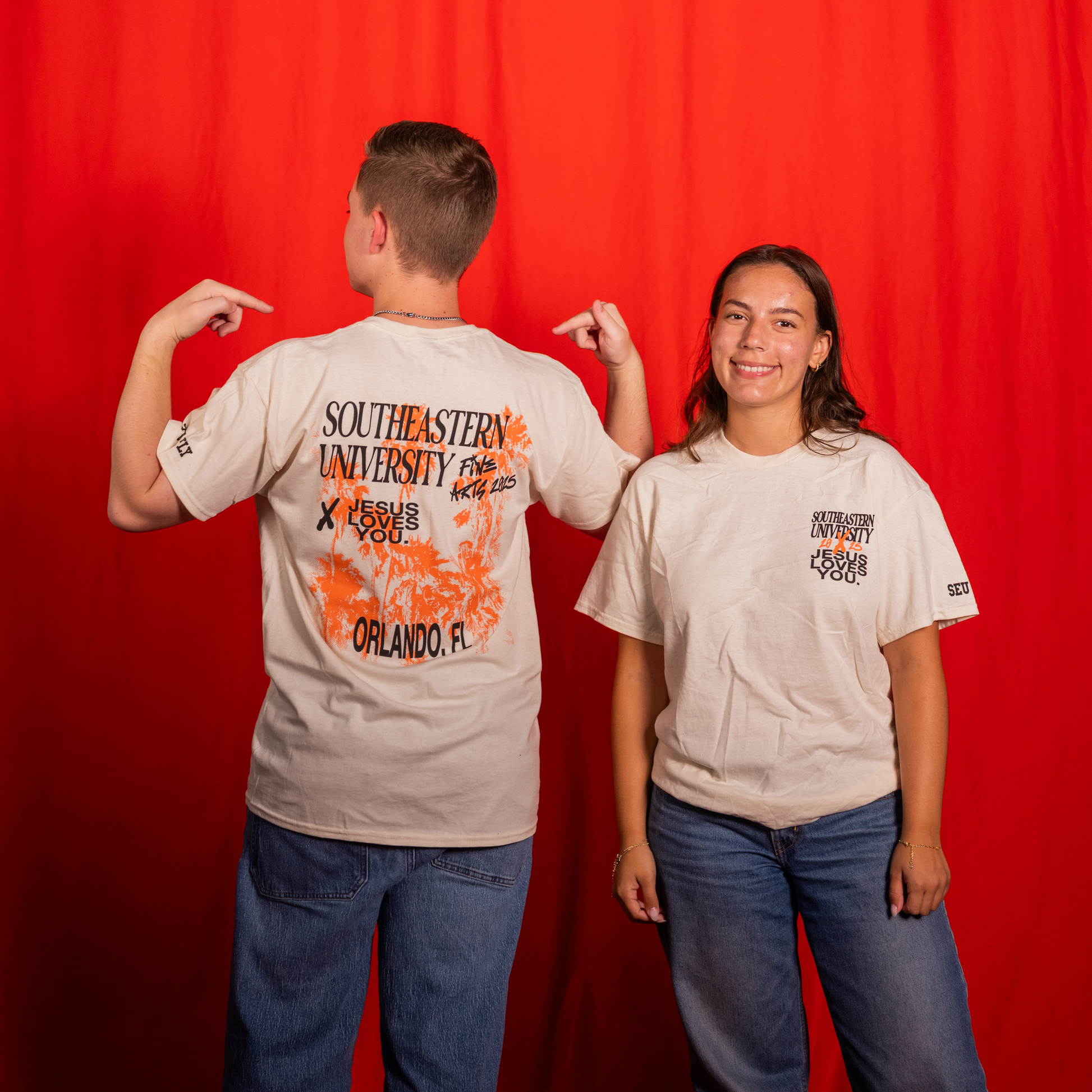 T-Shirts - Tan Jesus Loves You