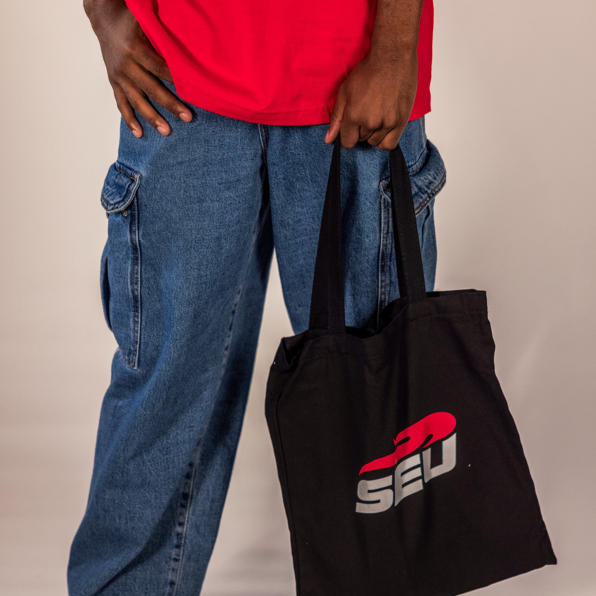 Bags- Black Canvas Tote