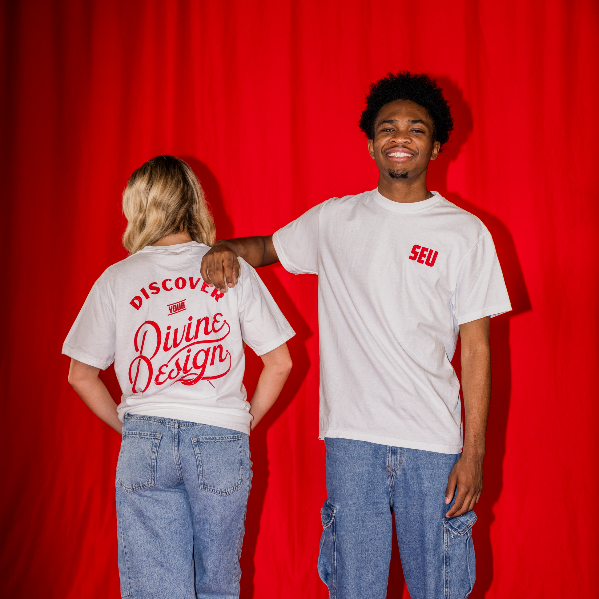 T-Shirt- White Divine Design